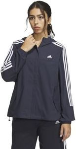 Adidas JSY08 Women's Hoodie, Seasonal, Sportswear, Loose Fit, Denim Look, Cross Jacket, Legend Ink (IM8710), L