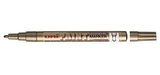 UNI Paint Marker PX-21 Gold Fine Oil Based x 1