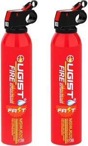 Ougist Fire Extinguisher Spray,Easy to Carry,Can Prevent Re-ignition,Suitable for Extinguishing Solid Material Fires,Combustible Liquid Fires,Electrically Charged Material Fires,Cooking Oil Fires.