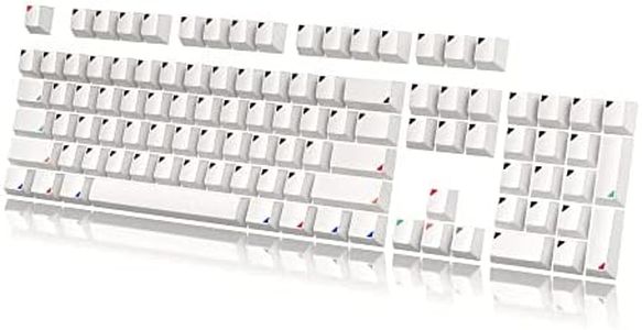 HK Gaming Custom Keycaps | Dye Sublimation PBT Keycap Set for Mechanical Keyboard | 139 Keys | Cherry Profile | ANSI US-Layout | Compatible with Cherry MX, Gateron, Kailh, Outemu | Triangle