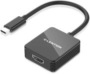 LENTION USB C to HDMI Adapter, 4K/30Hz Digital AV Converter Compatible 2023-2016 MacBook Pro 13/15/16, New iPad Pro/Mac Air/Surface, Chromebook, More (CB-CU207, Black)