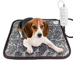 RIOGOO Pet Heating Pad Large, 22x 18Inch Dog Cat Warming Pad Electric Heating Pad for Dogs and Cats Indoor Warming Mat with Auto Power Off (UK)