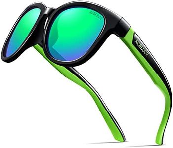 ACBLUCE Sunglasses for Kids Boys Youth Junior Rubber Flexible Polarized Glasses for Baseball Cycling Running
