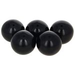 Othmro 5pcs Ball Lever Knobs, M10 Female Thread Insulated Black Ball Knob, 32mm Diameter Bakelite Lever Knob Machine Handle Tool Replacement