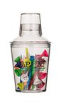 MARTINI Golf Tees DMT005 Small Shaker with 3-1/4" Durable Plastic Tees, Assorted Colors