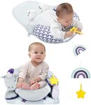 Lovvie & Joy 2-in-1 Tummy Time Mat 