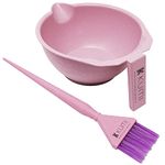 Kumi Professional Wheat Eco-Friendly Pink 2 Piece Tint/hair dye Set - This hair dye bowl and brush kit is ideal for professional or home use. Ideal home hair dye kit.