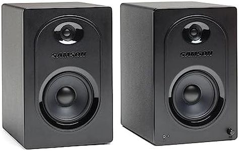 Samson MediaOne BT3 Active Studio Monitors with Bluetooth Standard 5-Inch Black