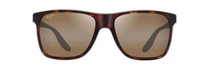 Maui Jim Men's Pailolo W/Patented Polarizedplus2 Lenses Sunglasses, Matte Tortoise/Hcl Bronze Polarized, Large