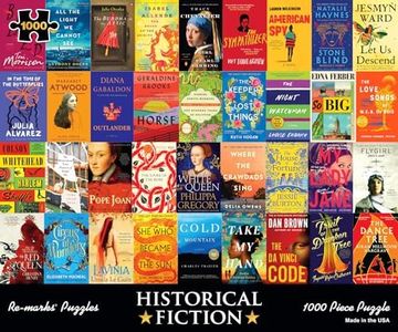 Re-marks Historical Fiction Collage Puzzle, 1,000-Piece Jigsaw Puzzle for All Ages