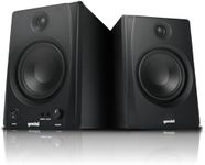 Gemini Sound SMX-5BT 5” Studio Monitor Speakers with Bluetooth - 200W Peak Power, TRS/RCA/Aux Inputs, Acoustic Tuning, Active/Passive Pair for Home Studio, DJ, and Music Production