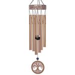 BVGY Wind Chimes 38.2 Inch Large Deep Tone Wind Chimes for Outside Garden Patio Sympathy and Memorial Gift Wind Chime for Mom,Wife,Grandma(Gold)