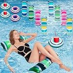 Zcaukya 4 Packs Inflatable Pool Flo