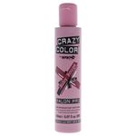 Crazy Color Hair Dye - Vegan and Cruelty-Free Semi Permanent Hair Color - Temporary Dye for Pre-lightened or Blonde Hair - No Peroxide or Developer Required - [RUBY ROUGE] - 150ML 5.07 oz