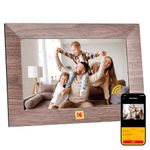 KODAK WiFi Digital Photo Frame with 8 inch Touch Screen - Digital Picture Frame with 32GB Internal Storage - 1280x800 HD Touch Screen Electronic Photo Frame，Auto-Rotate, Share Photos and Videos