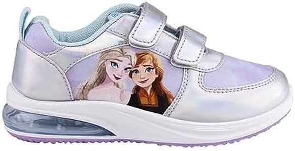 Disney Elsa e Anna Scarpe per Ragazze, Calzature Sportive, Scarpe Sportive Frozen Bambima, Scarpe da Ginnastica per Bambina, Taglia EU 30