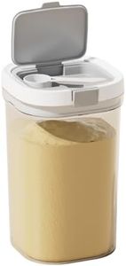 SZRUNZHU Formula Container to go-1800ml Travel Dispenser BPA Free Airtight Container with Spoon and Layered Storage