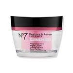 No7 Restore & Renew Multi Action Face & Neck Night Cream - Collagen Peptide Anti-Aging Face Cream - Hydrating Hyaluronic Acid + Skin Firming Fragrance-Free (50ml)
