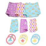 superbottoms Unisex Padded Underwear & Potty Training Stickers|For Potty Training & Mess-Free Diaper-Free Time|Prevents Pee Puddles|3 Layers Of Premium Cotton Padding (No Sponge)|(Size: 2)