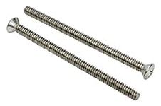 #10-24 X 4'' Stainless Phillips Oval Head Machine Screw, (25 pc), 18-8 (304) Stainless Steel, by Bolt Dropper
