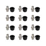 Flushbay 12 Packs Speaker Grill Guides Speaker Grill Peg Kit Set Speaker Buckles Snap Button Fasteners for Speaker Parts Accessories (029)