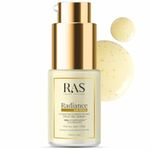 RAS Luxury Oils Radiance 24K Gold Brightening Face Gel Serum | Long Lasting Hydration Infused with Hyaluronic Acid, Saffron, Manjistha & Rosehip | Nourish & Skin Repairing | Hydrates Skin (15 ml)