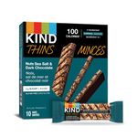 KIND THINS Nuts Sea Salt & Dark Chocolate, Gluten Free Bars, 21g Bar (10 Count)