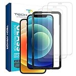 Tech Armor Ballistic Glass Screen Protector Designed for Apple iPhone 12 and iPhone 12 Pro 6.1 Inch 3 Pack Tempered Glass 2020