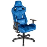 Lethal Black Ergonomic Gaming Chair - with Premium Breathable Alcantara Fabric, Multi Adjustable Armrests, Neck & Lumbar Support| Chair Gaming seat & backrest Build with high Density Foam