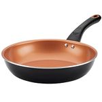 Farberware 10656 Glide Nonstick Fry Pan/Skillet, Aluminum, Black