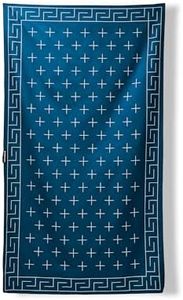 Nomadix Ultralight Towel - Quick Dry & Super Lightweight - Perfect As A Pack Towel To Save On Space - Made With Recycled Materials - Barton Dark Blue - 30x54