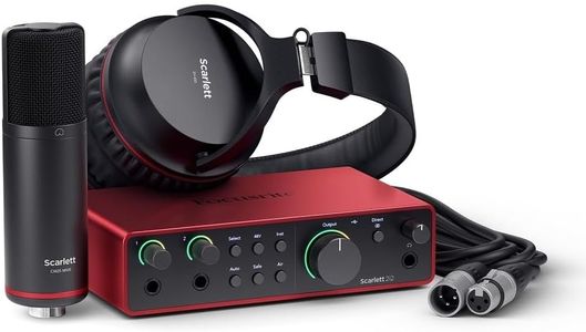 Focusrite Scarlett 2i2 Studio Bundle – USB Audio Interface Recording Kit