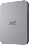 LaCie Mobile Drive Moon 5TB, External Hard Drive Portable, USB-C 3.2, PC Mac iPad & iPhone, Data Rescue Services (STLP5000400)