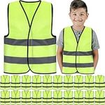 Zhanmai 20 Pcs Kids Safety Vest Bul