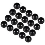 CoCud Thermoset Ball Knobs, M5 Female Thread 20mm Diameter, Plastic Metric Hand Screw Grip Black - (Applications: for Lathe Machinery Lever Handle), 20-Pieces