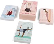 Myga Affirmation Yoga Pose Cards - 70 Exercise Cards for Yoga, Fitness & Sequencing - Mini Yoga Cards with Sanskrit Names for Beginners to Advanced Yogis - Compact Size for Home, Gym, Travel