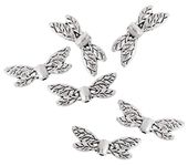 JGFinds Spacer Bead Animal Charms, 95 Pack with 1.3mm Hole, Vary, Zinc