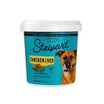 Stewart Freeze Dried Chicken Liver Dog Treats, Grain Free, All Natural, Made in USA by Pro-Treat, 11.5 oz, Resealable Tub