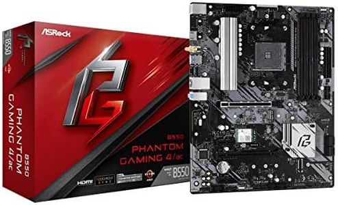 ASRock B550 Phantom Gaming 4 AC Supports 3rd Gen AMD AM4 Ryzen™ / Future AMD Ryzen™ Processors Motherboard