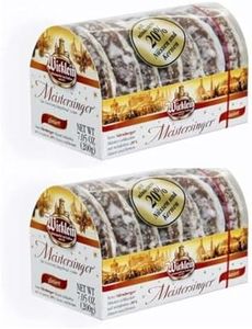 Wicklein Fine Nuremberg Gingerbread (Oblaten-Lebkuchen) Cookies 7.05oz, Two Pack