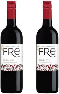Sutter Home Fre Red Blend from California Vineyards - Bold Black Cherry Aromas with Subtle Smoke and Spice Finish (2 Pack)