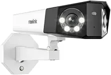 REOLINK Duo 2 PoE, 4K Dual-Lens PoE Security Camera with 180° Panoramic View, Color Night Vision, Human/Vehicle/Pet Detection, 2 Way Talk, microSD Card Slot, Supports 24/7 Recording