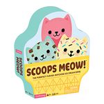 Mudpuppy Scoops Meow! Game from, Fast Paced Memory Matching Game, Easy to Play, Teaches Color Matching and Pattern Recognition, Ideal for 2-4 Players, for Kids 5+, Instructions Included