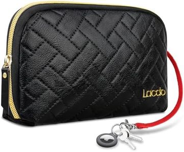 Lacdo Electronic Organizer Travel Cable Cord Organizer Bag Storage Pouch Electronics Accessories Carry Case for MacBook Charger, Cables, Mouse, Power Bank, Flash Drive, Toiletries, Cosmetics, Black