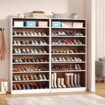 Tribesigns 2PCS Shoe Cabinet, 9 Tie