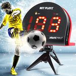 Net Playz Soccer Speed Radar, Measure Shot-Power Shot Speed Detection, Sport Radar Gun (Hands-Free) Sensors - Gifts for Soccer Players, Coaches & Fans, Black (NIS022132046)