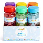 abeec 6 Pack Of Bubbles For Kids Party Bags - Party Bag Fillers For Kids - Bubbles For Children Multipack - Bubbles For Kids - Party Bag Fillers For Kids