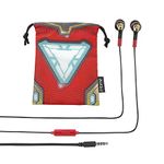 Marvel Avengers Noise Isolating Earbuds with Built in Microphone and Travel Pouch (Avengers Infinity War)
