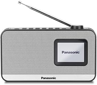 Panasonic RF-D15EG-K, Radio Numérique Portable Dab+/FM, Bluetooth, Écran LCD TFT 2,4", Haut-Parleur 1W 5cm, 4 Boutons de Prés�élection, Alimentation Piles et Secteur, Veille, Alarme, Horloge, Noir.