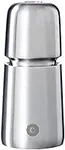 CrushGrind Stockholm Salt- or Pepper Grinder with patented ceramic grinder (110mm, Stainless Steel, 1 Pack)